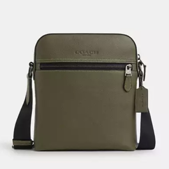 Coach...Houston Flight Bag In Signature Canvasx - Picture 1 of 13